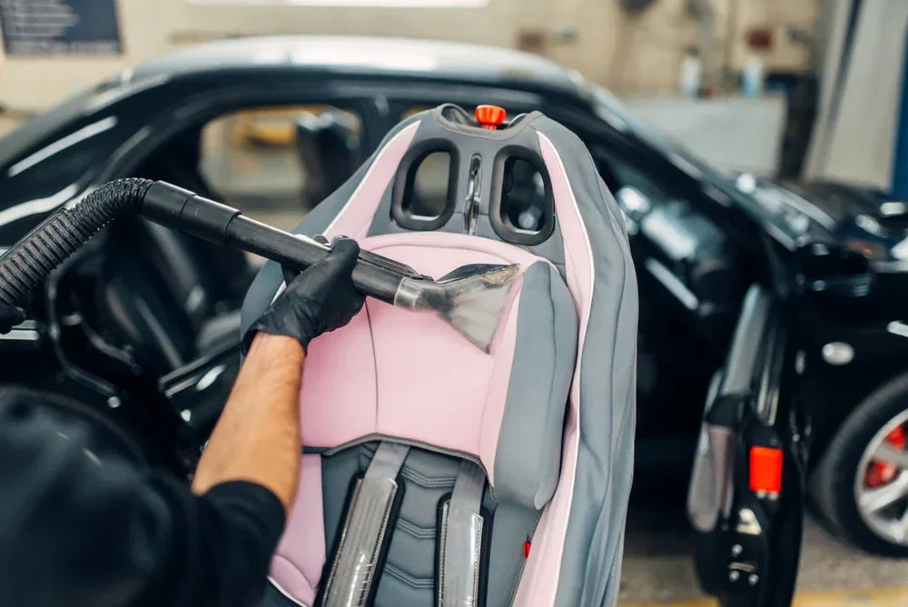 Child Seat Steam Cleaning - ClubExec Auto