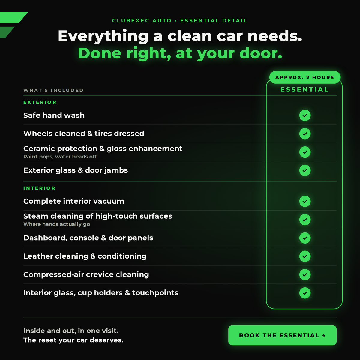 Essential Detail - Mobile Service