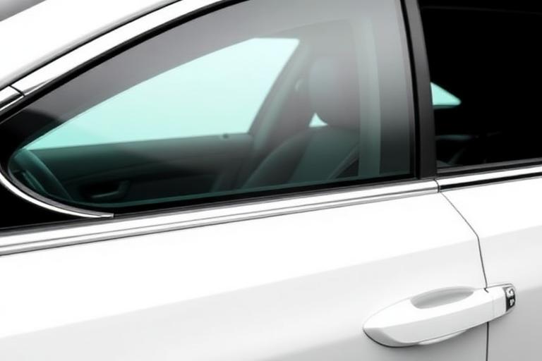 Moderate 50% VLT automotive window film shade offering subtle darkness and heat rejection.